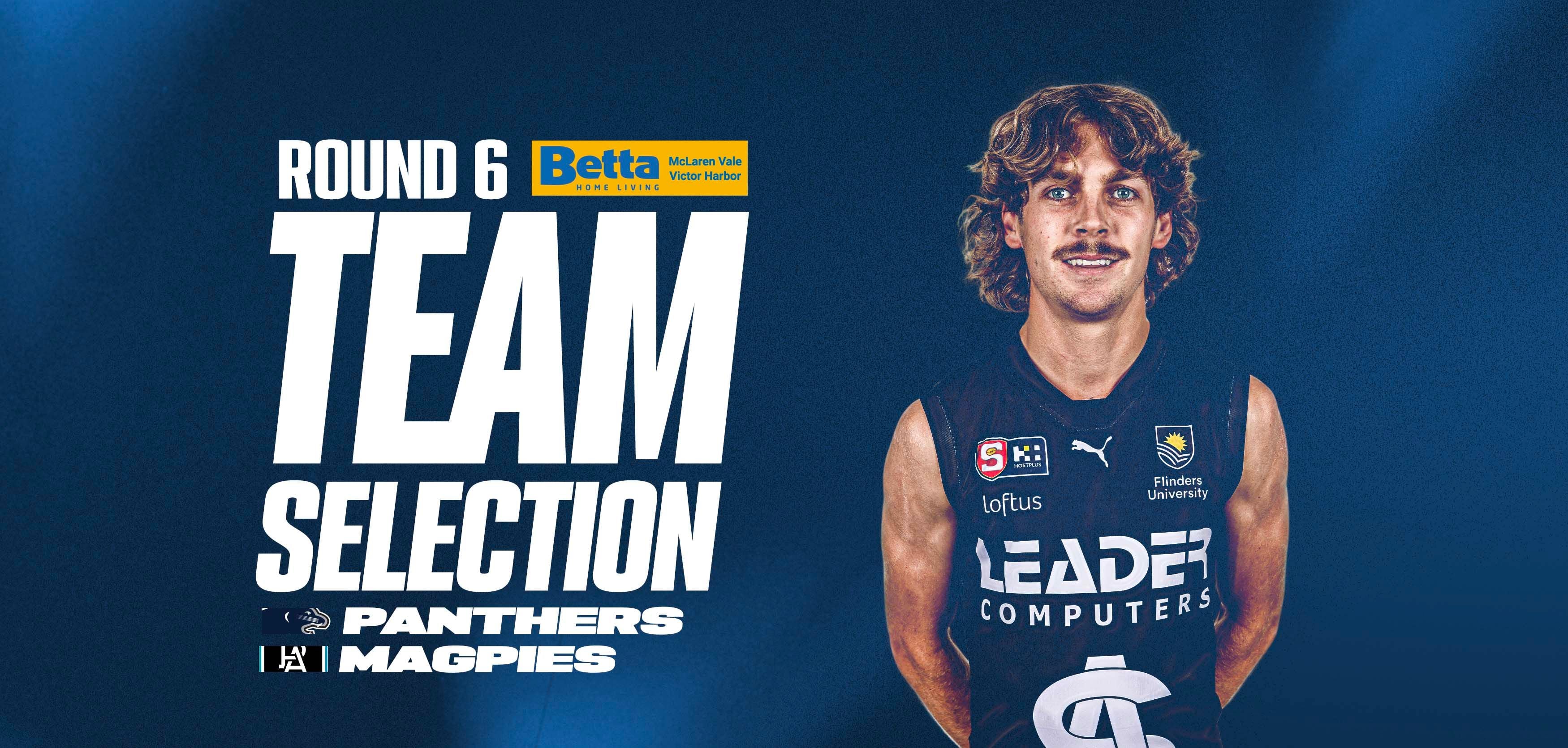 BETTA Team Selection: SANFL Rd 6 vs Port BETTA Team Selection: SANFL Rd 6 vs Port